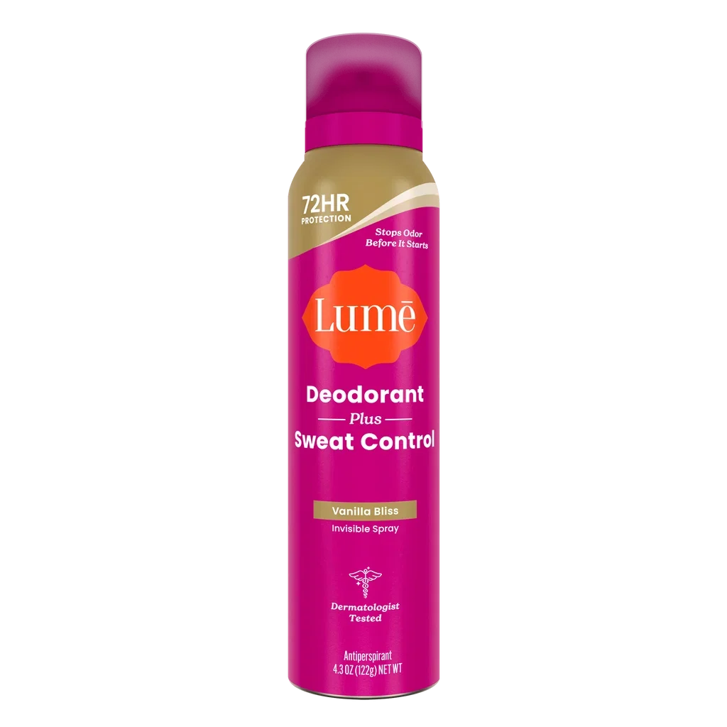 Lume Sweat Control Spray Deodorant Clean Tangerine